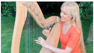 Coffin Dance Celtic Harp Version - played with the cheapest 36 Harp on the market - with sheet music