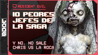 Los 10 JEFES MÁS DECEPCIONANTES de la saga RESIDENT EVIL