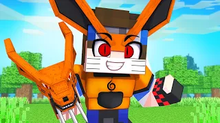 A ARMADURA da KURAMA no MINECRAFT NARUTO