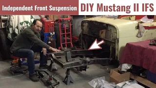 Part 5. Adding Independent Front Suspension. Mustang II IFS install in a 1950 Willys Jeepster.