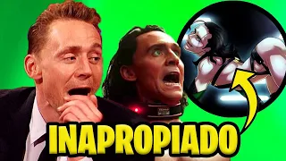 LOKI ¿SENSUAL? 😳 Tom Hiddleston 7 MOMENTOS DIVERTIDOS 💚 – Loki serie Disney plus