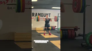 160kg Clean & Jerk attempt at 41 years old.