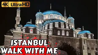 🇹🇷 Istanbul 2024 Türkiye Blue Mosque Hagia Sophia Sultan Ahmed Walking Tour Travel Guide 4K Video