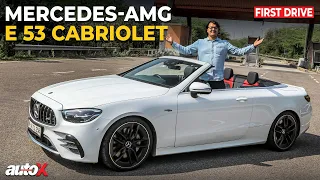 2023 Mercedes AMG E53 Cabriolet Review | Three Pointed Stardom | Test Drive | autoX