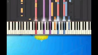 Dentro di te fuori dal mondo   Masini Marco [Piano tutorial by Synthesia]