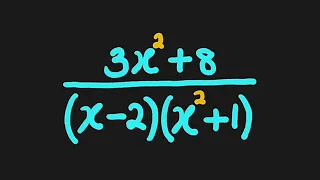 Partial Fractions | Linear and Nonreducible quadratic factors