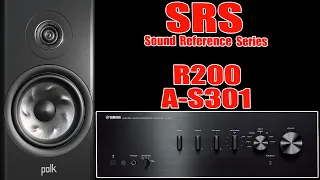 [SRS] Polk Audio Reserve R200 Speakers / Yamaha A-S301 Integrated Amplifier - Sound Reference Series