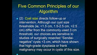 Cystic Pancreatic Lesions: What You Need to Know - Part 1