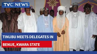 LATEST VIDEO: Tinubu Meets Delegates in Benue, Kwara State, Promises to Bring Development to Nigeria