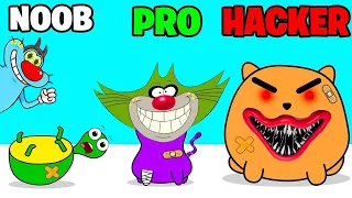 NOOB vs PRO vs HACKER | In Toca Pet Doctor | With Oggy And Jack | Rock Indian Gamer Gamer |