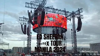 ED SHEERAN MATHEMATICS TOUR 2024 | MANILA