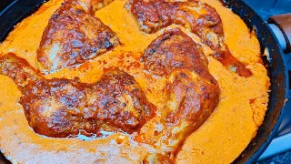 I have never eaten such delicious chicken! Hungarian Chicken Recipe!