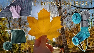 Knitting Vlog 18/23. Готовые работы. Новые процессы. Осеннее настроение.