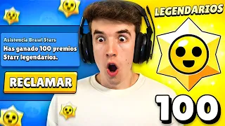 APERTURA del GANADOR de LOS *100 DROPS LEGENDARIOS* GRATIS de BRAWL STARS