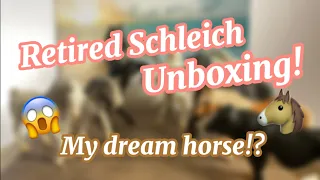 Retired Schleich Unboxing! ~ My dream Schleich horse!? ~
