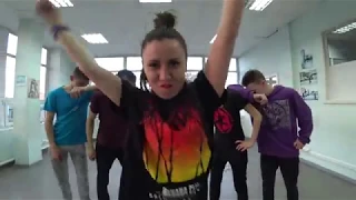Репетиция танца Раса - Молодым | бонус видео (Танцующий Чувак)
