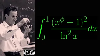 How Richard Feynman would solve this awesome golden integral
