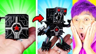 IMPOSSIBLE *TRY NOT TO SAY WOW* CHALLENGE! *SCULPTURE ROBOT BOXY BOO*