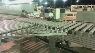 Auto loading conveyor for furniture production