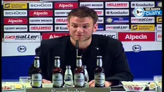 Pressekonferenz nach dem Aufstieg in die 2.Bundesliga
