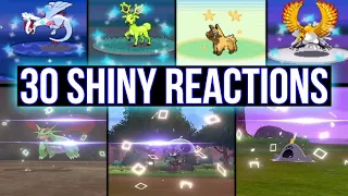 30 Shiny Pokemon Reactions! | Full Odds Shiny Montage!