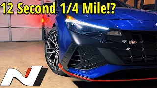 THE ELANTRA N IS A 12 SECOND CAR!!!