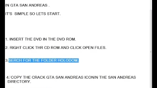 how to fix error 'wrong disc inserted insetr cd/dvd' in GTA SAN ANDREAS