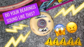 Do Your Skateboard Bearings Sound Like This...?! 😖