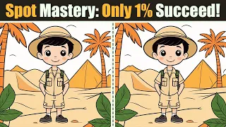Spot The Difference : Spot Mastery - Only 1% Succeed! | Find The Difference #108