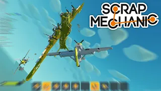 B-17 против клоунады - Scrap Mechanic