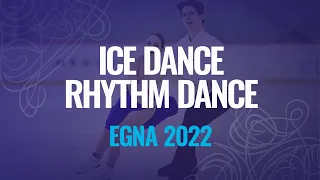 SIMOVA / AKSENOV (SVK) | Ice Dance Rhythm Dance | Egna - 2022 | #JGPFigure