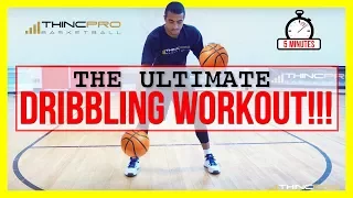 The ULTIMATE 5 Minute DRIBBLING WORKOUT!!! (2 Ball Basketball Dribbling Workout)