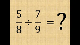 How to Divide Fractions without Simplifying