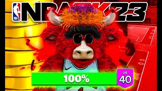 HOW TO INSTANTLY HIT LEVEL 40 IN NBA 2K23 NEXT GEN!! EASIEST WAY TO GET MASCOTS IN NBA 2K23!!