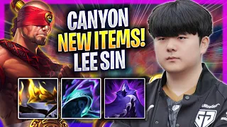 CANYON IS A GOD WITH LEE SIN NEW ITEMS! - GEN Canyon Plays Lee Sin JUNGLE vs Viego! | Season 2024