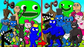 ALL SERIES MONSTERS BECAME THE STRONGEST! GARTEN OF BAN BAN RAINBOW FRIENDS POPPY PLAYTIME Animation