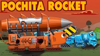 Trận Chiến Của Quái Vật Xe Tăng POCHITA ROCKET!! | Phim hoạt hình về xe tăng | KING DOM CARTOONS