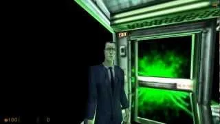 Все кат-сцены с G-man'ом (c half-life по half-life 2 ep1) HD