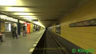 U-Bahn Berlin - Führerstandsmitfahrt Pankow - Gleisdreieck U2