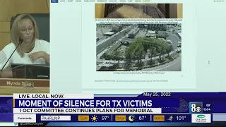 Moment of silence for Texas victims