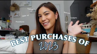 BEST PURCHASES OF 2023! (MAKE UP, SKINCARE, FASHION AND MORE)