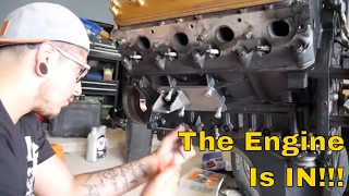 The Engine Is in!! - Motor Mount Install - 55 Chevy Pickup Build Ep. 4