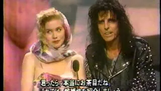 Alice Cooper with Christina Applegate