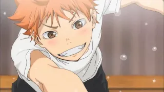 Kageyama gives Hinata a toss for the first time