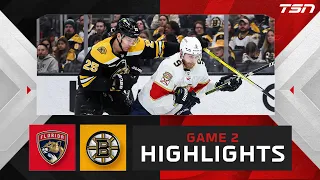 FULL HIGHLIGHTS: Game 2 - Florida Panthers vs. Boston Bruins