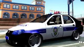 Fiat Albea Police Turkish - GTA San Andreas _REVIEW