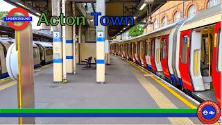 London Underground Action at Acton Town Station - EVENING RUSH HOUR! (16/05/2023)