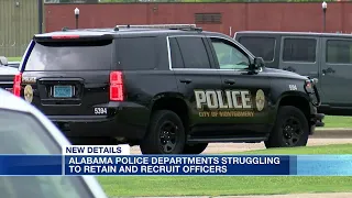 Alabama police departments struggling to retain, recruit officers