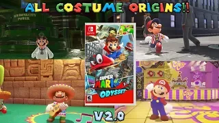 AO: Super Mario Odyssey: All Costume Origins (V2.0)