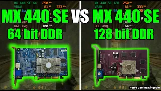 GeForce4 MX 440 SE 64 bit DDR vs GeForce4 MX 440 SE 128 bit DDR Test In  11 Games (Capture Card)